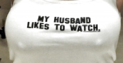 My husband likes to watch