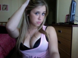Blonde webcam teen selfies - she isnt shy about her body