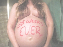 Body Writing - pregnant - N