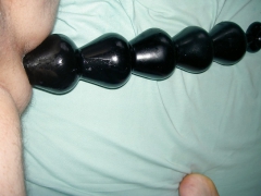 Just playing with a dildo chain link - N