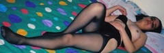 I Caterina in black stockings - N