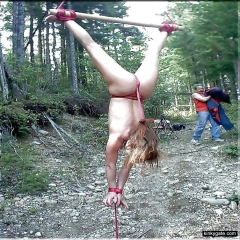 Female Slaves hanging in the air - N