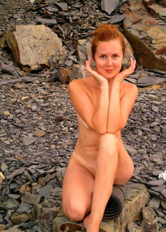 Russian woman on vacation - N