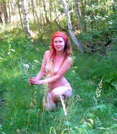 Russian woman on vacation - N