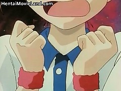 Five anime schoolgirls have fun sucking part5