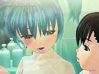 Anime sex doll gets fucked good in shower