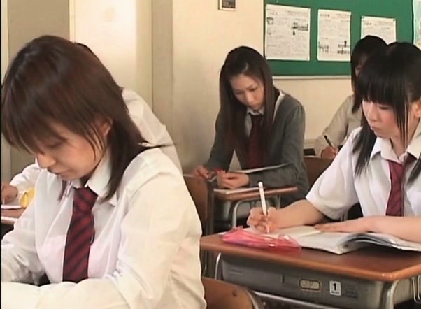 Asian School Class - Asian School Babe In Ropes Flashes Twat Upskirt In Class at DrTuber