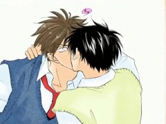 Japanese comic gay kissing