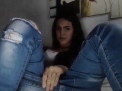 Hot Fingering Under The Jeans