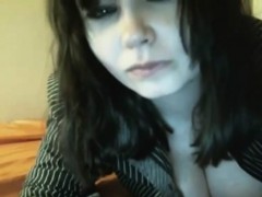 Big tits teen enjoys on webcam
