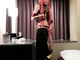 Amateur Asian CD cosplay jo