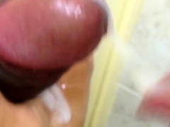 eating-a-creamy-load-of-hot-cum-after-work