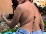 Latina Babe VANESSA SKY the Lucky Slut gets Fucked in Public