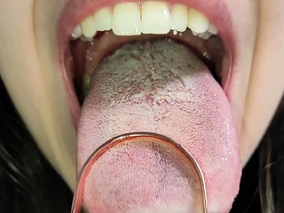 Sweet beauty masturbating on webcam close up