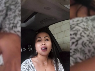 Big tits Asian streamer masturbated